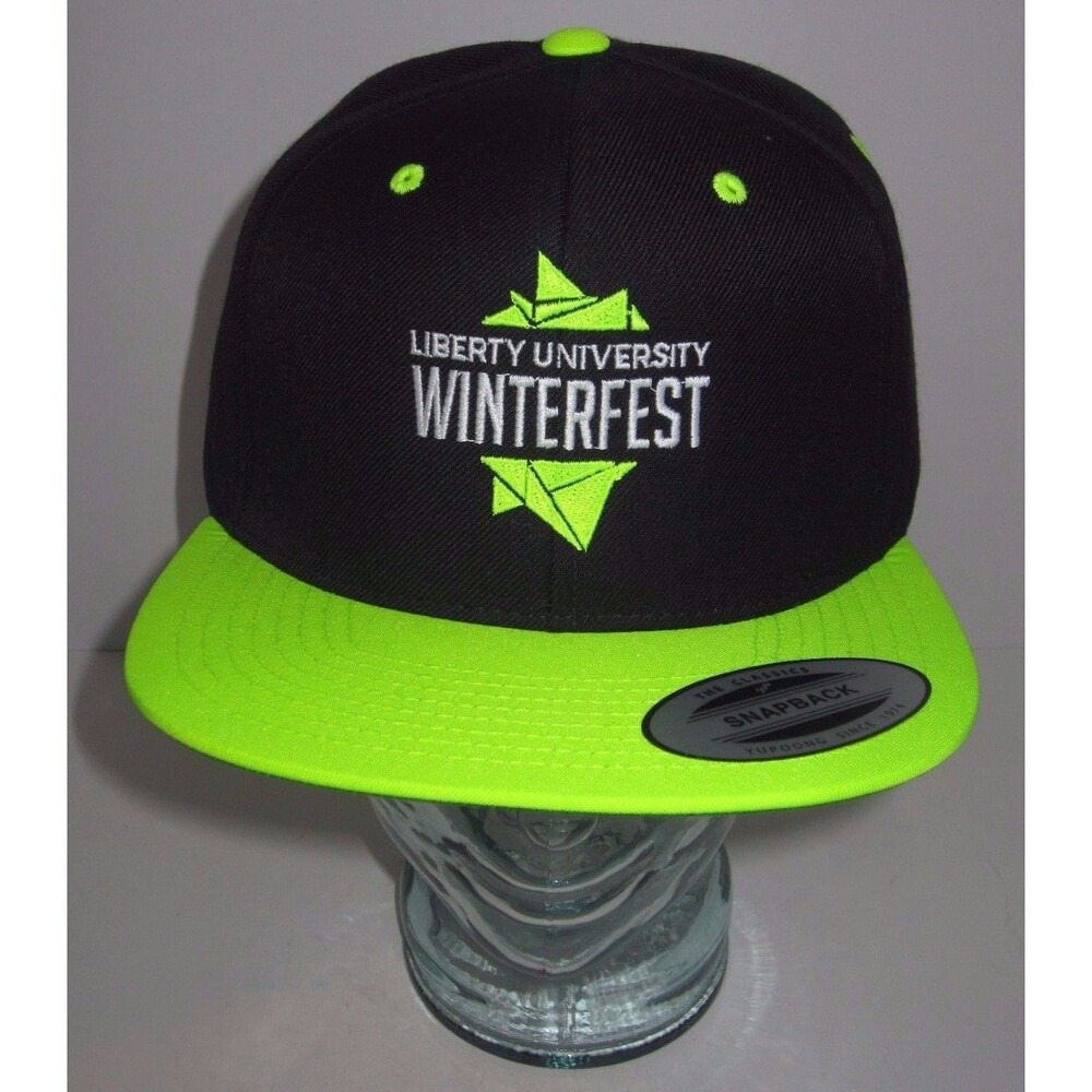 Liberty University Winterfest - Neon Yellow Green Hat Cap The Classics Snapback